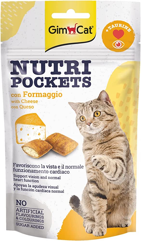 GimCat Nutri Pockets with Cheese and Taurine 60g